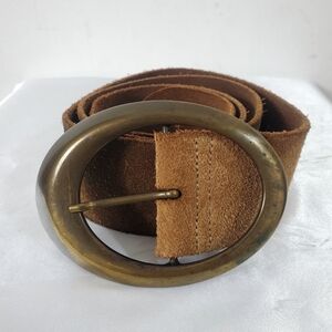 Vintage Made In Italy leather belt, ANTONIAZZI FIRENZE Tan belt